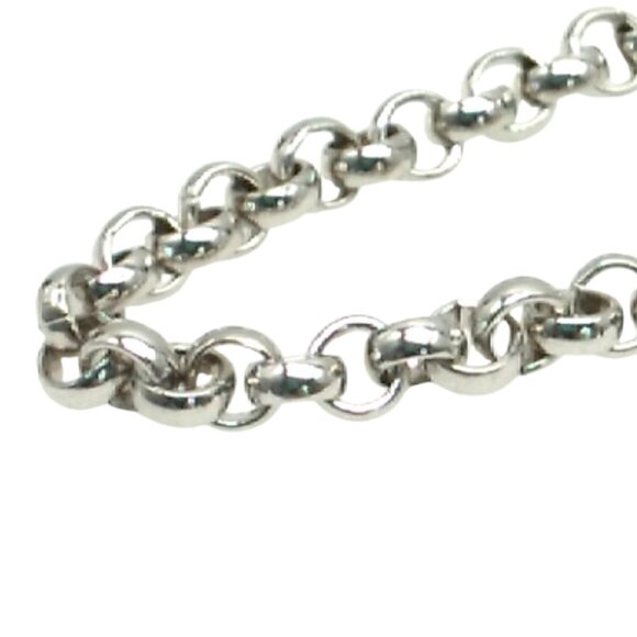 Park Lane Cherish Heart Bracelet Silver-tone Charm Crystal Accent Rolo FLAW READ - Picture 8 of 11